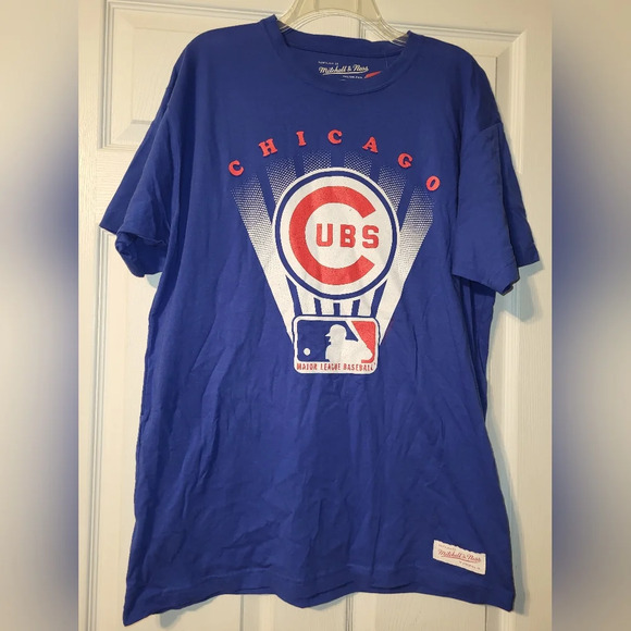 Mitchell & Ness Chicago Cubs T-Shirt Men's  Size Large NWT Baseball - Picture 3 of 8